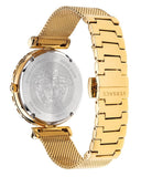  Shop Authentic Versace Palazzo Empire Greca Green Dial Gold Mesh Bracelet Watch for Women - VEDV00819 - Luxxuri