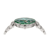  Shop Authentic Versace Greca Sport Quartz Green Dial Silver Steel Strap Watch For Men - VEZ300421 - Luxxuri