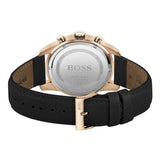  Shop Authentic Hugo Boss Skymaster Chronograph Blue Dial Black Leather Strap Watch for Men - 1513783 - Luxxuri