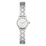 Tory Burch Reva Silver Dial Silver Steel Strap Watch for Women - TBW4044