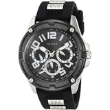  Shop Authentic Guess Delta Black Dial Black Silicone Strap Watch for Men - GW0051G1 - Luxxuri