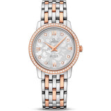  Shop Authentic Omega De Ville Prestige Quartz Diamonds Silver Dial Two Tone Steel Strap Watch for Women - 424.25.27.60.52.001 - Luxxuri