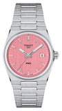  Shop Authentic Tissot PRX Quartz Pink Dial Silver Steel Strap Watch for Women - T137.210.11.331.00 - Luxxuri