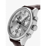  Shop Authentic Tissot T Sport Chrono XL Classic Silver Dial Brown Leather Strap Watch For Men - T116.617.16.037.00 - Luxxuri
