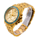  Shop Authentic Michael Kors Everest Chronograph Gold Dial Gold Steel Strap Watch For Women - MK7210 - Luxxuri