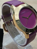  Shop Authentic Marc Jacobs Blade Purple Dial Purple Leather Strap Watch for Women - MBM1203 - Luxxuri