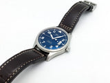  Shop Authentic IWC Pilots Watch Mark XVII Edition Le Petit Prince Blue Dial Brown Leather Strap Watch for Men - IW326506 - Luxxuri