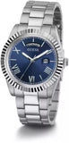  Shop Authentic Guess Connoisseur Blue Dial Silver Steel Strap Watch for Men - GW0265G7 - Luxxuri