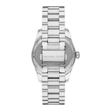  Shop Authentic Michael Kors Lexington Lux Three Hand Mother of Pearl Silver Dial Silver Steel Strap Watch for Women - MK7445 - Luxxuri