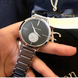  Shop Authentic Michael Kors Portia Black Dial Silver Steel Strap Watch for Women - MK3638 - Luxxuri