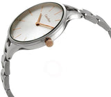  Shop Authentic Calvin Klein Graphic Silver Dial Silver Steel Strap Watch for Women - K7E23B46 - Luxxuri