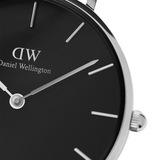  Shop Authentic Daniel Wellington Classic Petite Reading Black Dial Black Leather Strap Watch For Women - DW00100235 - Luxxuri