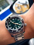  Shop Authentic Seiko Prospex 140th Anniversary Limited Divers Green Dial Silver Steel Strap Watch For Men - SPB207J1 - Luxxuri