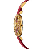  Shop Authentic Versace Palazzo Empire Greca Red Dial Red Leather Strap Watch for Women - VEDV00319 - Luxxuri