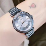  Shop Authentic Guess Park Ave Analog Quartz Blue Dial Blue Steel Strap Watch For Women - W0767L4 - Luxxuri