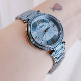  Shop Authentic Guess Park Ave Analog Quartz Blue Dial Blue Steel Strap Watch For Women - W0767L4 - Luxxuri
