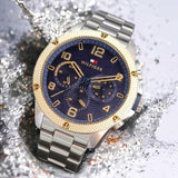  Shop Authentic Tommy Hilfiger Blaze Chronograph Blue Dial Silver Steel Strap Watch for Men - 1792031 - Luxxuri