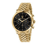  Shop Authentic Maserati Epoca Chronograph Black Dial Gold Steel Strap Watch For Men - R8873618023 - Luxxuri