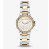  Shop Authentic Michael Kors Camille Multifunction Silver Dial Two Tone Steel Strap Watch For Women - MK6982 - Luxxuri
