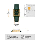  Shop Authentic Michael Kors Emery Quartz Diamonds Green Dial Green Leather Strap Watch For Women - MK4697 - Luxxuri