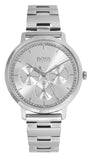 Hugo Boss Prima Silver Dial Silver Steel Strap Watch for Women - 1502570