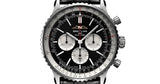  Shop Authentic Breitling Navitimer B01 Chronograph 46 Black Dial Black Leather Strap Watch for Men - AB0137211B1P1 - Luxxuri