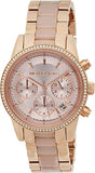  Shop Authentic Michael Kors Ritz Chronograph Rose Gold Dial Two Tone Steel Strap Watch for Women - MK6307 - Luxxuri
