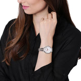  Shop Authentic Michael Kors Cinthia Mother of Pearl Dial Two Tone Steel Strap Watch For Women - MK3831 - Luxxuri