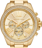  Shop Authentic Michael Kors Wren Chronograph Gold Dial Gold Steel Strap Watch for Women - MK7428 - Luxxuri