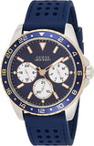  Shop Authentic Guess Odyssey Multifunction Blue Dial Blue Rubber Strap Watch For Men - W1108G4 - Luxxuri