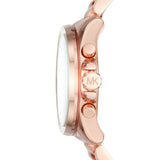  Shop Authentic Michael Kors Brecken Chronograph Quartz Rose Gold Dial Rose Gold Steel Strap Watch For Women - MK6367 - Luxxuri