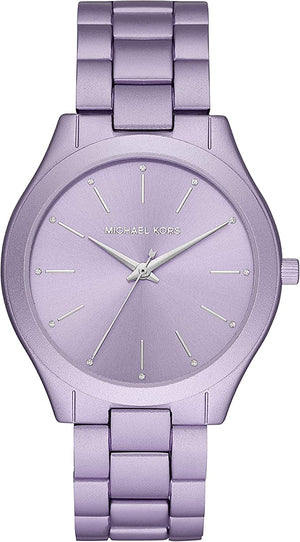  Shop Authentic Michael Kors Slim Runway Quartz Purple Dial Purple Steel Strap Watch For Women - MK4540 - Luxxuri