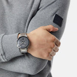  Shop Authentic Hugo Boss Peak Black Dial Silver Steel Strap Watch for Men - 1513762 - Luxxuri