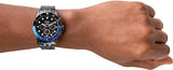  Shop Authentic Fossil FB-01 Chronograph Black Dial Grey Steel Strap Watch for Men - FS5835 - Luxxuri