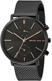  Shop Authentic Michael Kors Jaryn Black Dial Black Stainless Steel Strap Watch for Men - MK8504 - Luxxuri