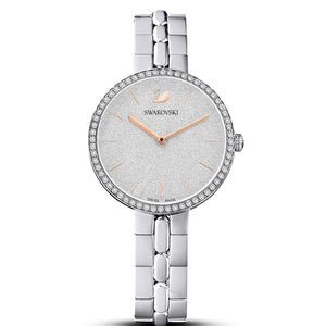  Shop Authentic Swarovski Cosmopolitan Diamond Powder Silver Dial Silver Steel Strap Watch for Women - 5517807 - Luxxuri