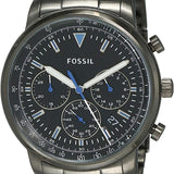  Shop Authentic Fossil Goodwin Chrono Analog Black Dial Grey Steel Strap Watch for Men - FS5518 - Luxxuri