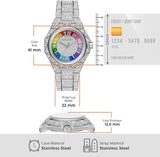  Shop Authentic Michael Kors Raquel Three-Hand Crystals Silver Dial Silver Steel Strap Watch For Women - MK7365LE - Luxxuri