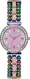  Shop Authentic Guess Intricate Iridescent Crystals Purple Dial Purple Steel Strap Watch for Women - GW0401L4 - Luxxuri