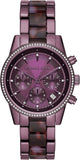  Shop Authentic Michael Kors Ritz Chronograph Purple Dial Purple Steel Strap Watch For Women - MK6720 - Luxxuri