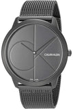  Shop Authentic Calvin Klein Minimal Black Dial Black Mesh Bracelet Watch for Men - K3M5145X - Luxxuri