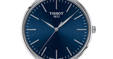  Shop Authentic Tissot Everytime Gent Blue Dial Black Leather Strap Watch for Men - T143.410.16.041.00 - Luxxuri
