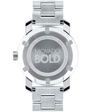  Shop Authentic Movado Bold Crystal Dot Silver Dial Silver Steel Strap Watch For Women - 3600334 - Luxxuri