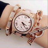  Shop Authentic Michael Kors Bryn Rose Gold Dial Two Tone Steel Strap Watch for Women - MK6135 - Luxxuri