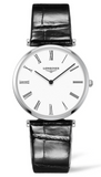  Shop Authentic Longines La Grande Classique De Longines White Dial Black Leather Strap Watch for Women - L4.755.4.11.2 - Luxxuri
