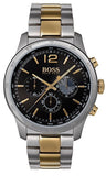  Shop Authentic Hugo Boss Professional Black Dial Two Tone Steel Strap Watch for Men - 1513529 - Luxxuri
