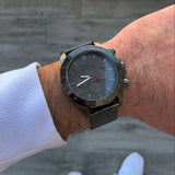  Shop Authentic Hugo Boss Ikon Grey Dial Grey Mesh Bracelet Watch for Men - 1513443 - Luxxuri