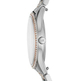  Shop Authentic Michael Kors Lauryn Quartz Mother of Pearl White Dial Two Tone Steel Strap Watch For Women - MK4366 - Luxxuri