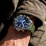  Shop Authentic Tissot T Sport Seastar 1000 Powermatic Silicium Blue Dial Silver Steel Strap Watch For Men - T120.407.11.041.01 - Luxxuri