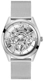  Shop Authentic Guess Tailor Multifunction Silver Dial Silver Mesh Bracelet Watch for Men - GW0368G1 - Luxxuri